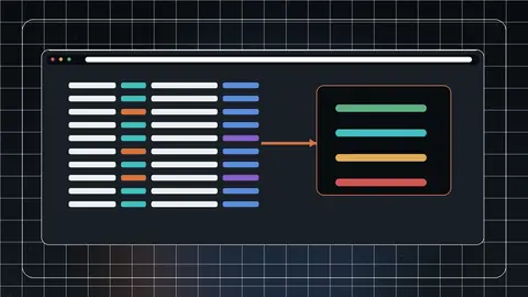 A code workbench showing highlighted capture groups flowing through a replacement preview and passing/failing test cases.