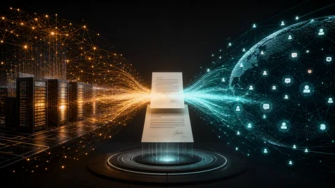 AI compute and social information networks joining through an abstract corporate transaction