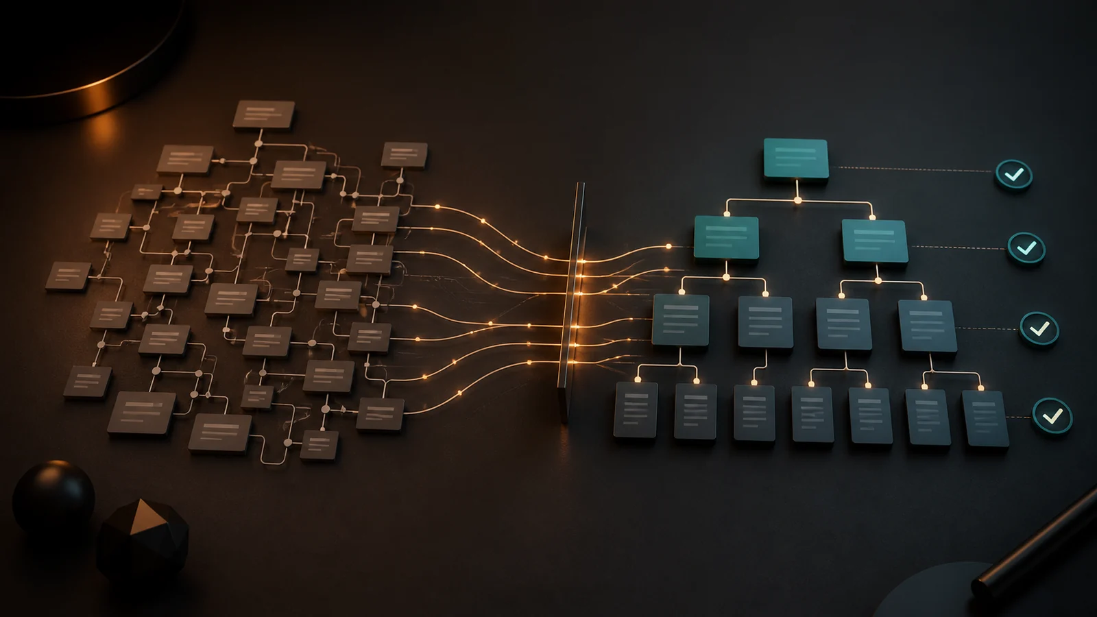 Old site structure mapped to a new website through tested redirect routes