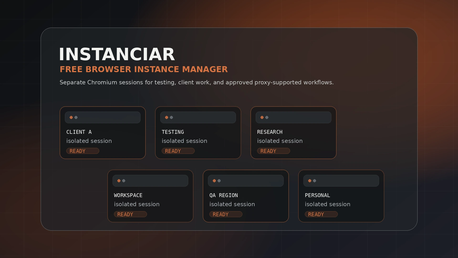 Instanciar software interface