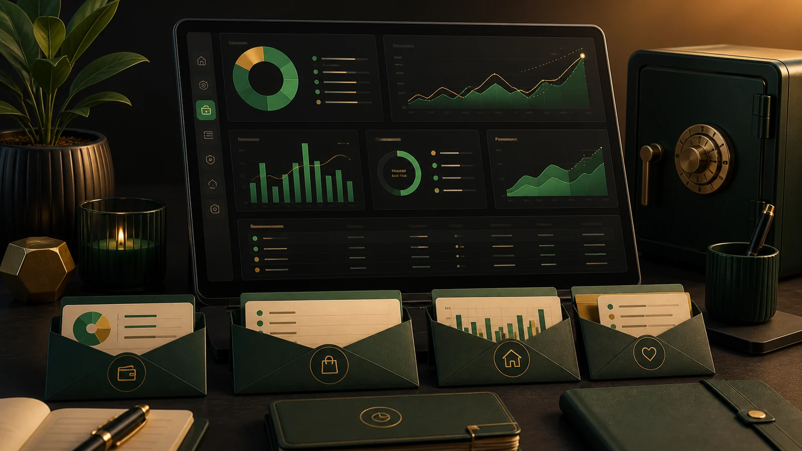 Nortune personal finance dashboard with budgeting, saving, forecasting, and secure planning